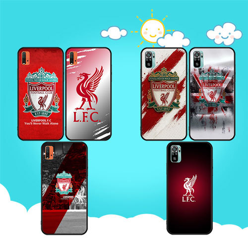 Ốp điện thoại Liverpool màu đen mềm cho Samsung Galaxy A02 M02 A03S A10 A10S A20 A30 A20S A40S A70 A
