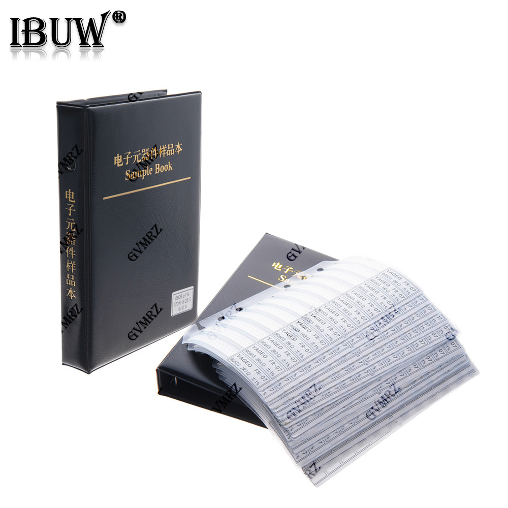 Bộ Điện Trở Sách SMD Bộ Phân Loại Điện Trở 0201 0402 0603 0805 1206 1% FR-07 170 Giá Trị 0R-10M Smd 