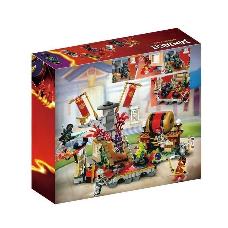 LEGO Ninjago 71822 Rồng Hỏa Hồn Hùng Mạnh, Robot Người Sắt, Mô Hình Lắp Ráp Công Nghệ