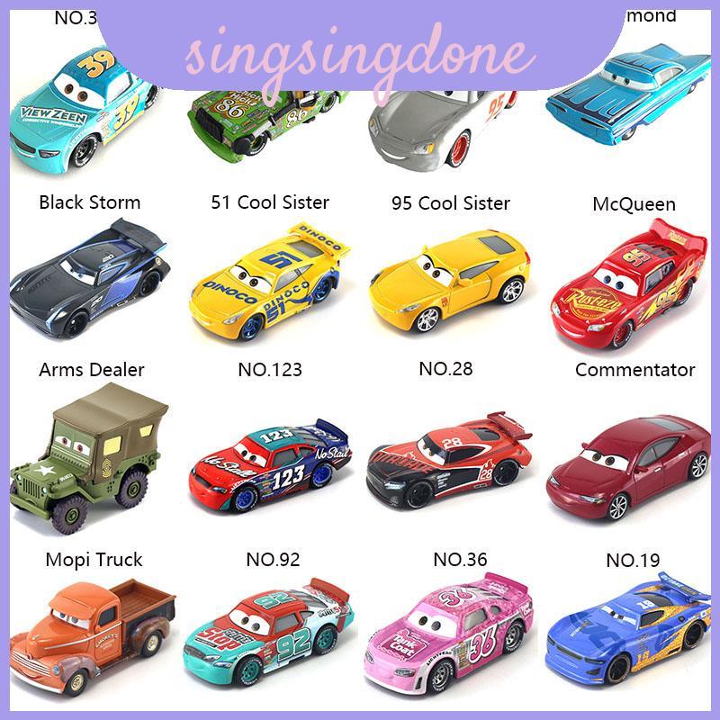 Cars 95 Grey Mcqueen Hợp kim Mcqueen Mcqueen 1st 3rd Racing Sưu tập