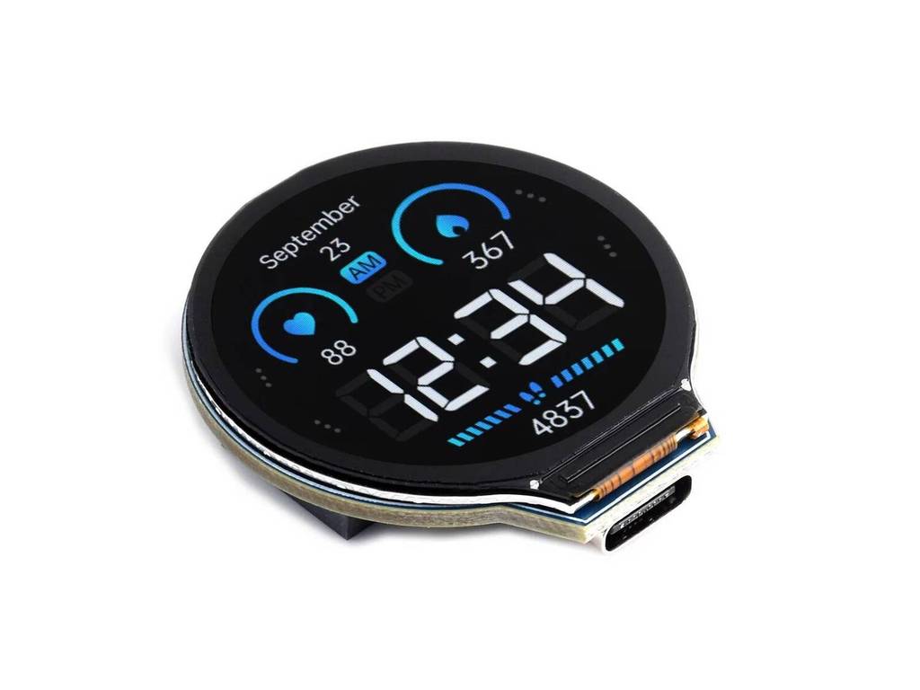 Ban phát triển Waveshare ESP32-S3, Bộ xử lý lõi kép 32 bit LX7, Tích hợp Chip điều khiển màn hình GC