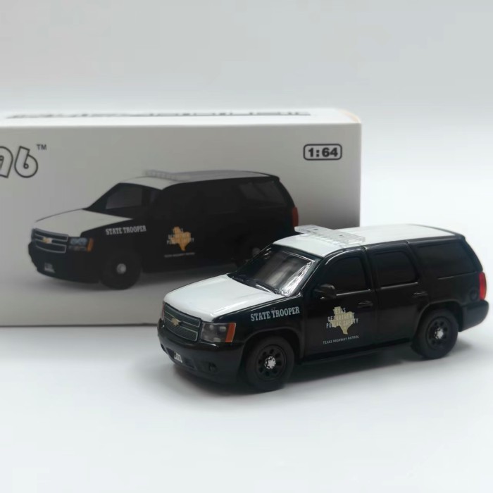 596 1: 64 Texas State Tower Sông Cảnh Sát Xe Mô Phỏng Hợp Kim Xe Mô Hình Thành Phẩm Bộ Sưu Tập Đồ Tr