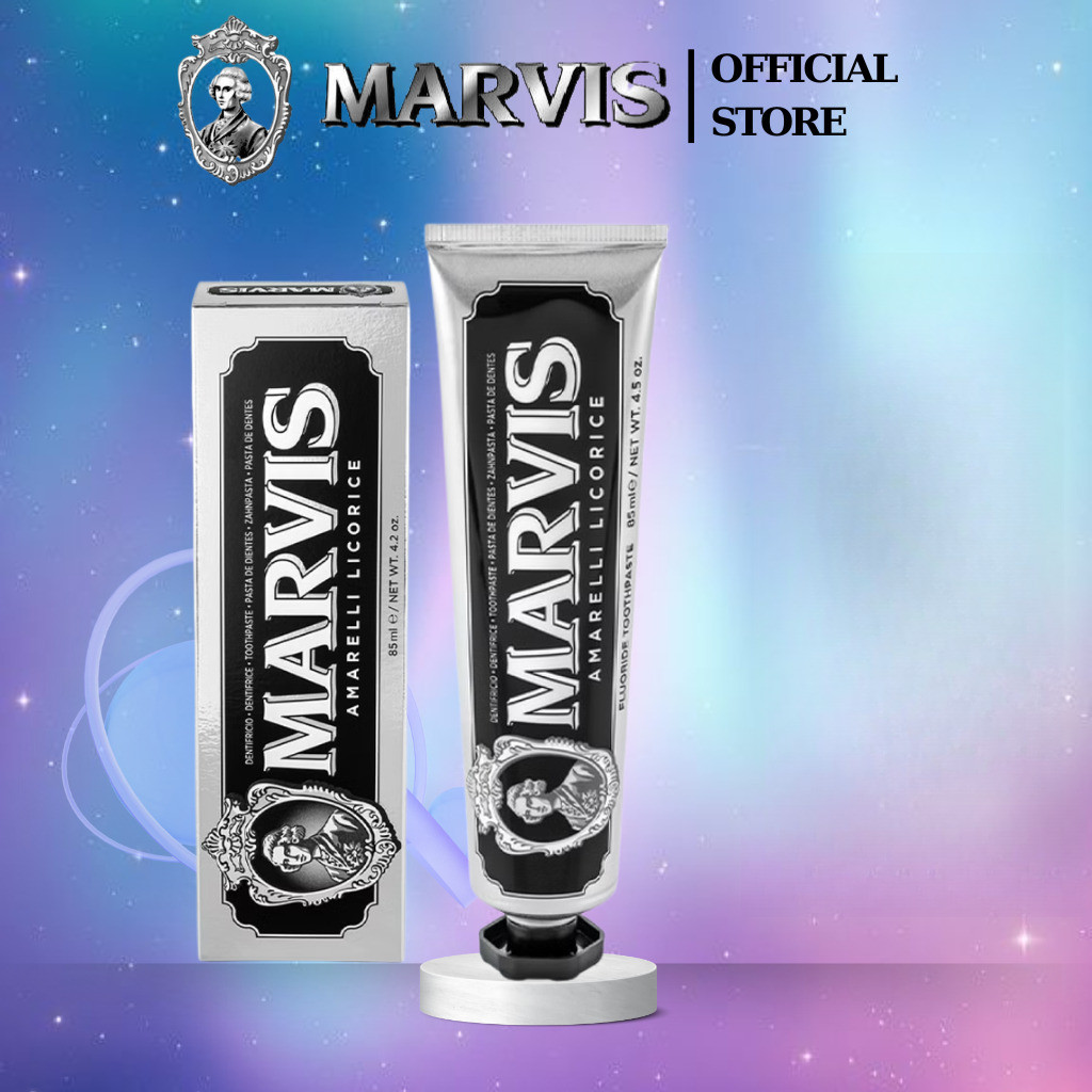 Kem Đánh Răng MARVIS Amarelli Licorice Mint 85ml - Marvis Chính Hãng