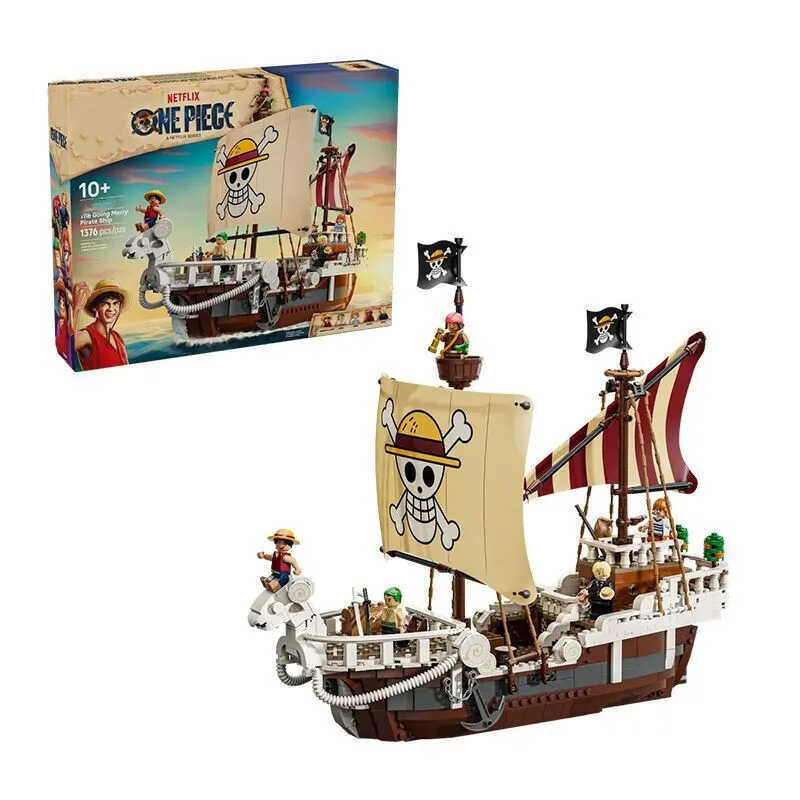Tương thích với Lego 75639 One Piece Series Đồ chơi mô hình xây dựng One Piece Merry One Piece