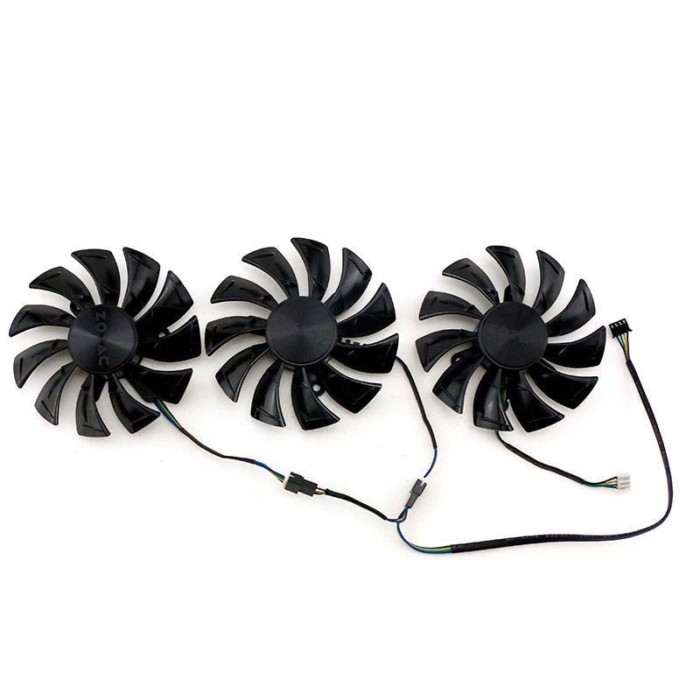 ZOTAC ZOTAC RTX2080ti 2080 2070 2060 SUPER Supreme PLUS Card Đồ Họa Quạt Làm Mát