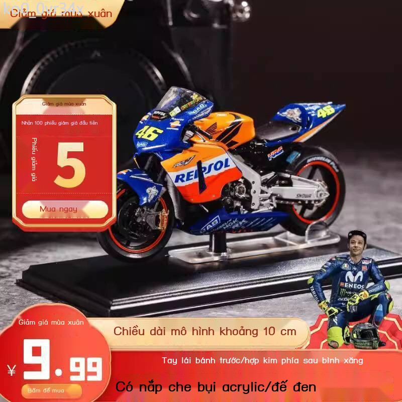 [ Giá SIÊU RẺ ] Mô hình xe tô thể thao hai thì Idarelli Honda NSR500cc hợp kim mô phỏng tỷ lệ 1:22