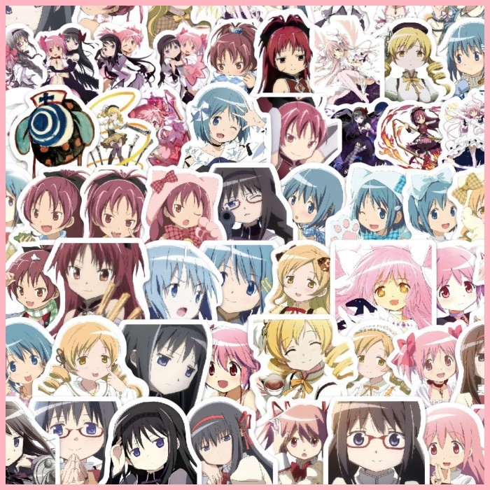 [GUYN] Nhãn dán Kaname Madoka (100 tờ) Akemi Homura Cô gái ma thuật Madoka Nhãn dán Kaname Madoka Xi