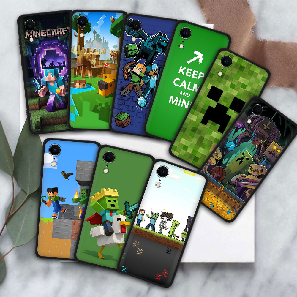 Ốp Điện Thoại Silicon Mềm 6N8K Minecraft Xiaomi Poco F5 F5Pro X5 X5Pro C65 C55 F4 X4 GT