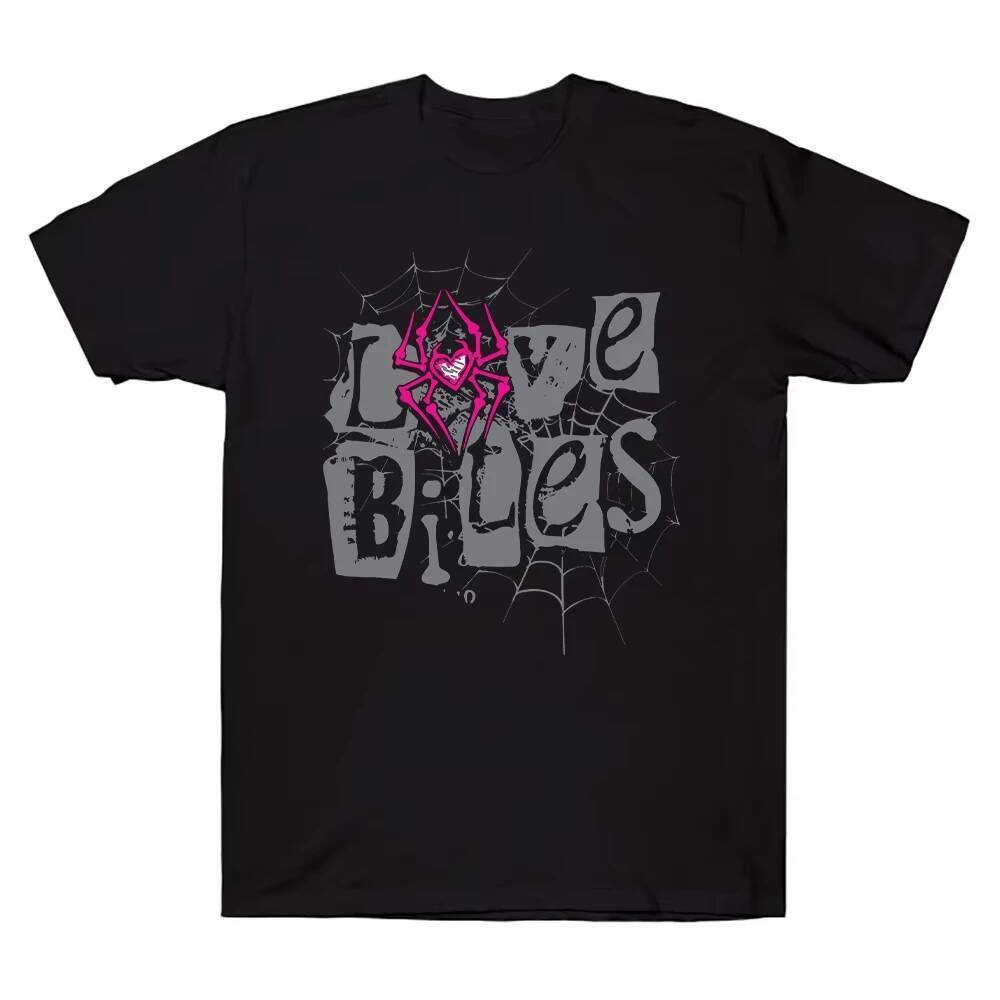 AJ Lee Love Bites - Áo Thun Cổ Điển Oversize Vintage, Cotton Cổ Tròn Tay Ngắn Cho Dạo Phố Mùa Hè