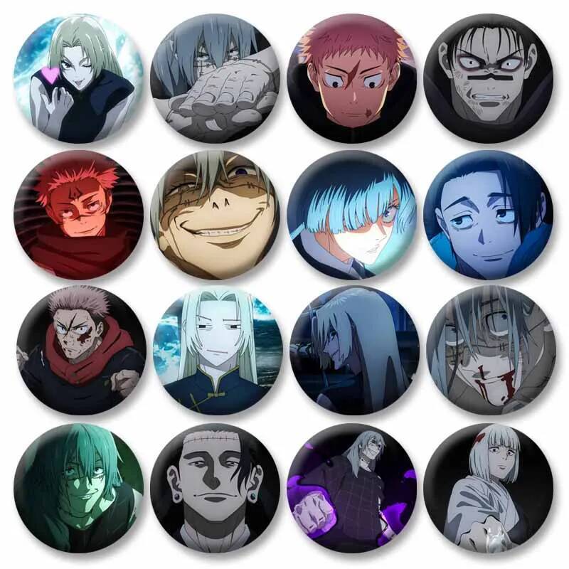Nhân vật Ryomen Mahito - Trâm cài anime đa năng cho balo, quần áo và phụ kiện