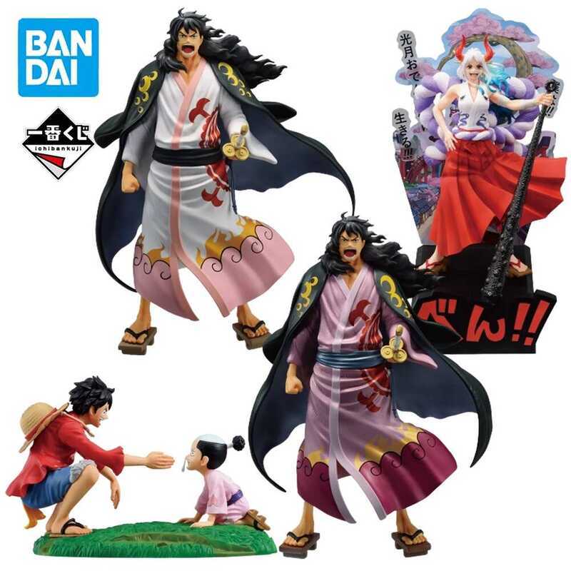 Hàng còn nguyên hộp BANDAI Ichiban Kuji Anime One Piece Yamato Luffy Kozuki Momonosuke Mô hình nhân 