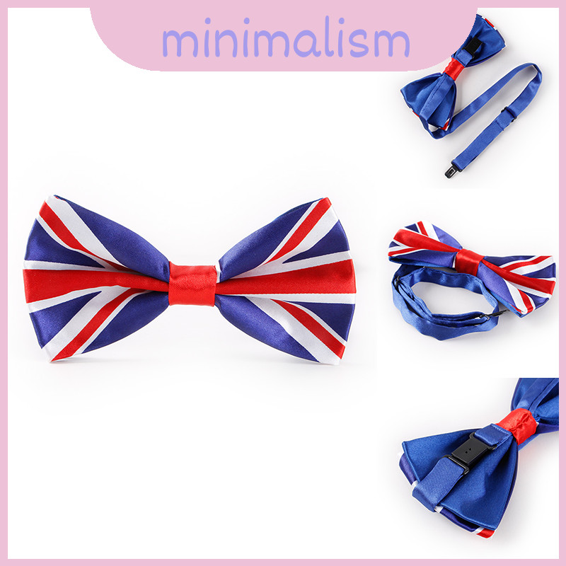 Tuyên bố làm một với những Union Jack Usa Bow Flag Ties