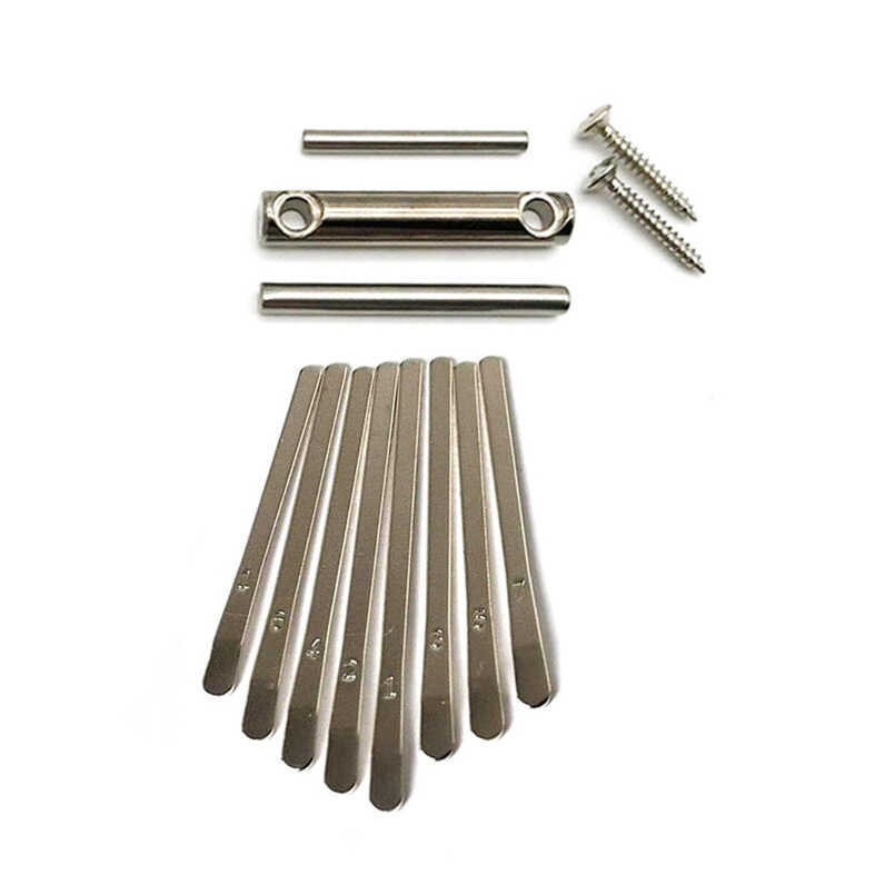 Mini Mini Ngón Tay Cái Piano Nhỏ 8Tone Kalimba Shrapnel Piano Mini Kalimba Chìa Khóa Pha Lê Kalimba 