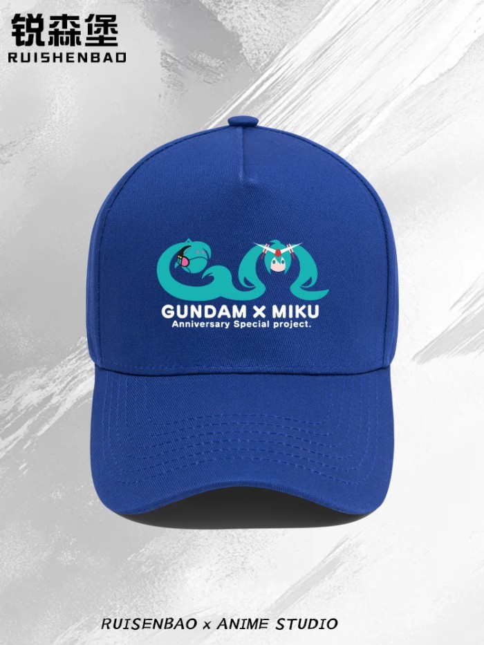 Mũ Chống Nắng Hai Chiều Gundam x Miku - Thiết Kế Từ Bộ Truyện Mobile Suit Gundam Và Hatsune Miku