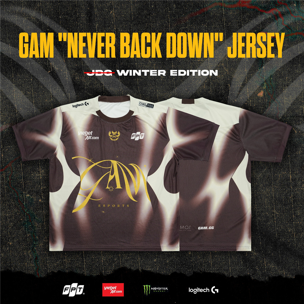 GAM Esports "Never Back Down" phiên bản đặc biệt