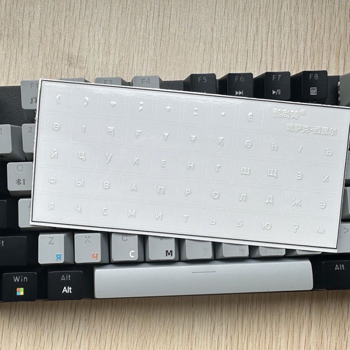 [Nhãn dán chuyển] Nhãn dán bàn phím máy tính để bàn Kazakhstan-Cyril-Nga phổ thông