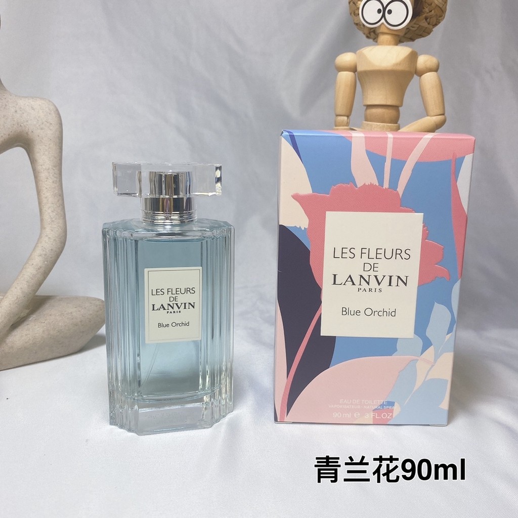 Hot Style 60lanvin / Lanvin xanh Orchid Blue Orchid Ladies Eau De Toilette 90ml Gỗ hoa cam quýt mềm 