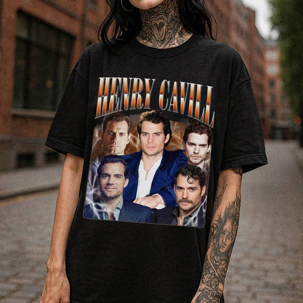 Áo thun nữ cotton nguyên chất in hình Henry Cavill - Xu hướng xuân hè