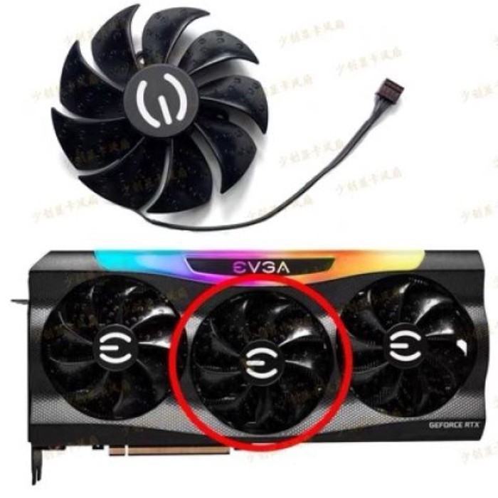 · Hàng có sẵn| Quạt làm mát Card đồ họa EVGA EVGA RTX3070 3070ti 3080ti 3090 FTW3
