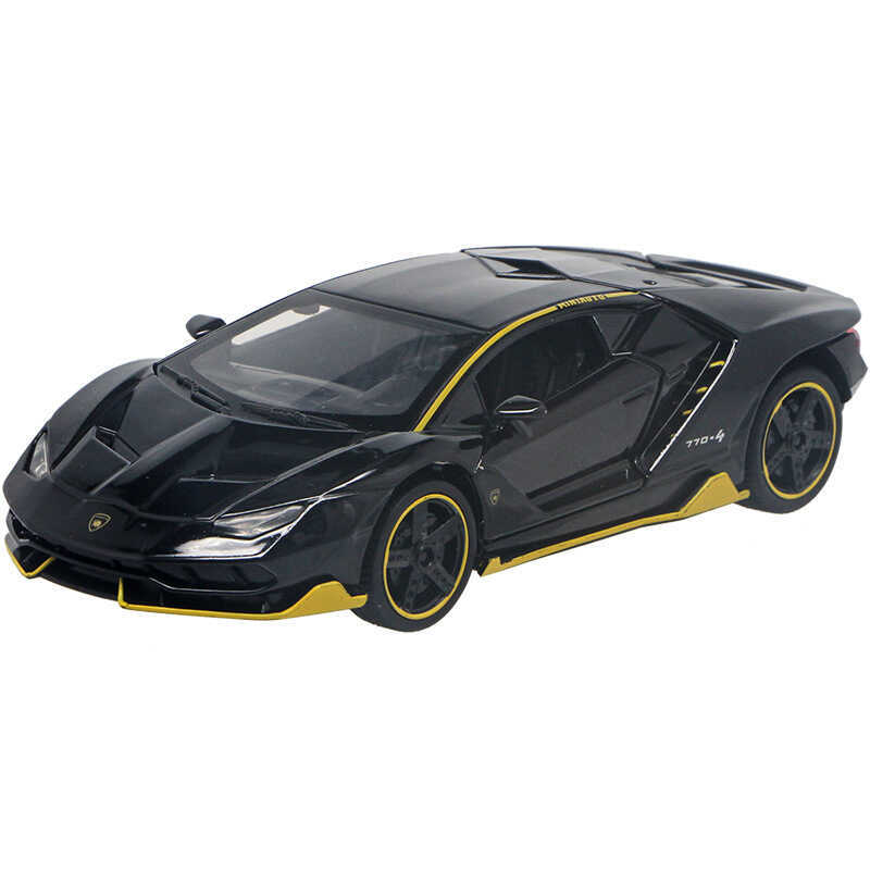 Hộp Màu Lamborghini LP750 / 770 Xe Thể Thao Hợp Kim Xe Ô Tô Mô Hình Âm Thanh Ánh Sáng Kéo Lại Đồ Chơ