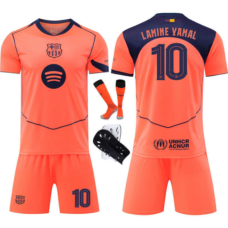 Áo bóng đá Championship Bazaar 2526 - Áo đấu chính thức với số áo của Messi, Lewandowski và Pedri