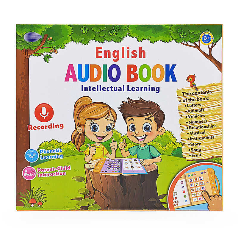 Sách điện tử tiếng Anh Giáo dục mầm non Đồ chơi giáo dục Đọc điểm Sách giọng nói ebook tiếng Anh