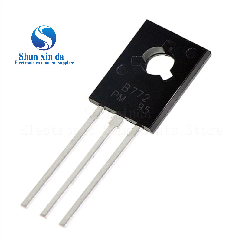 10 Cái / lốc B772 D882 BT134 TO126 NPN PNP switch Power crystal thyristor triode mới 2SB722 2D882 BT