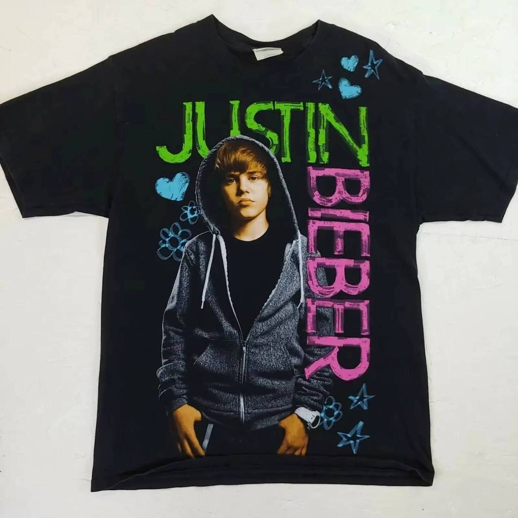 Justin Bieber Mới Album Bìa 2026 Merchandise Áo Thun Unisex Oversized