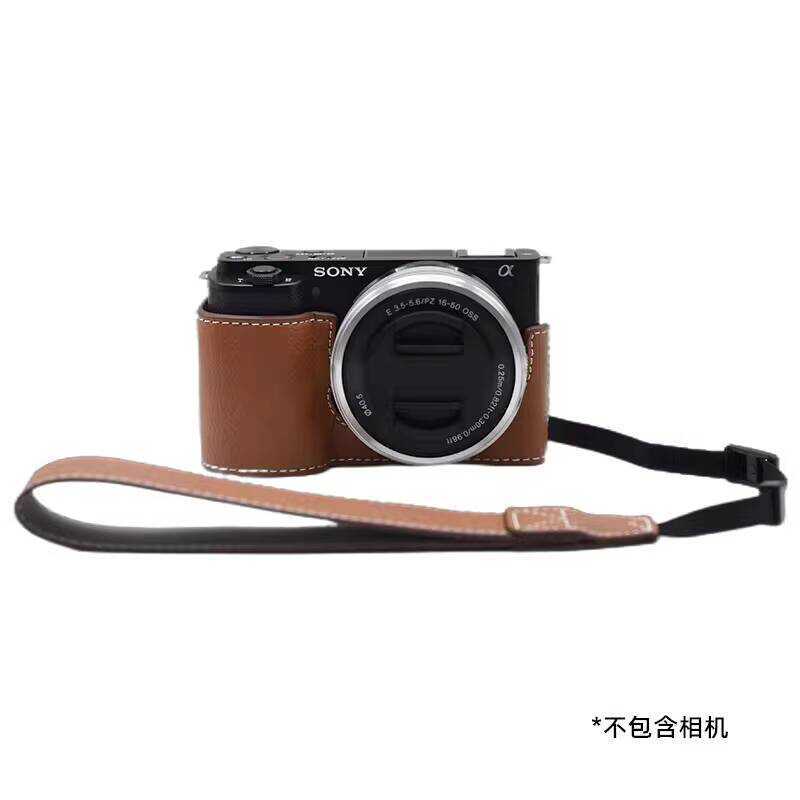 Sony ZV-E10 Thế Hệ Camera Da Dây Đeo Tay Đế Camera Bảo Vệ Tiện Lợi Túi Camera Bảo Vệ Phụ Kiện