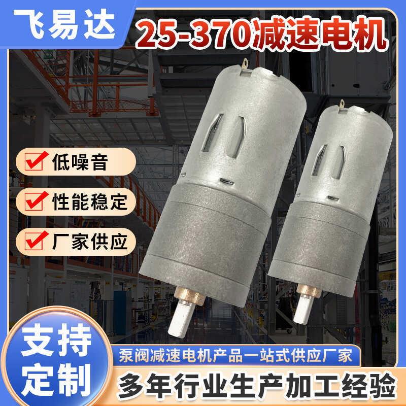 25MM370 Gear Motor Breast Shaker DC Motor Maker Xe tự động Tuner Hộp số kim loại