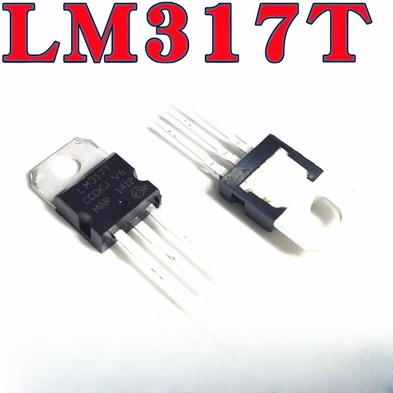 Thương hiệu mới Chính hãng In-Line Triode LM317 LM317T T0-220 Ống điều chỉnh điện áp ba đầu có thể đ