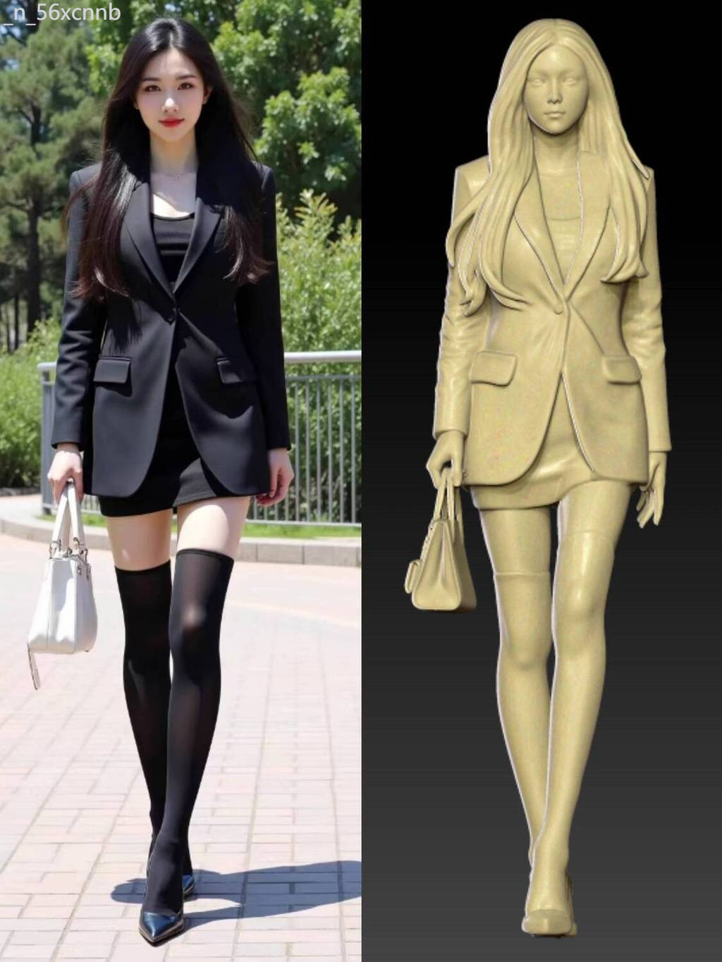 [Mẫu mới] Mô búp bê MN100 Business OL Beauty 1:64, tay 1:87, bàn cát thu 1:43, mô hình nhỏ bằng nhự