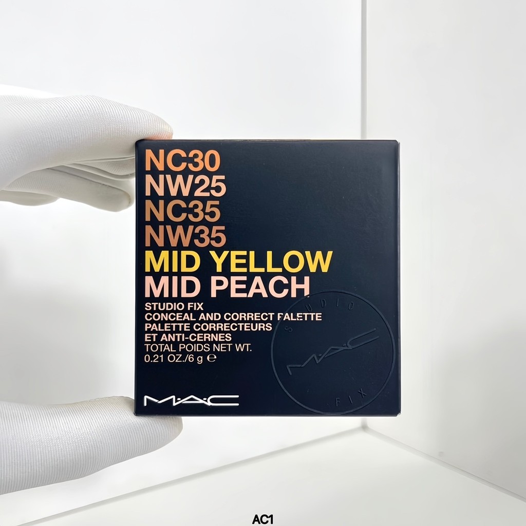 [Lựa chọn đặc biệt của Shopee] Bảng khuyết điểm sáu màu 45 Mac Mã ac1Với bàn chải đường viền❗Kem che