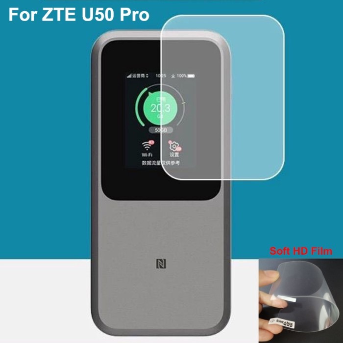 ♞ZTE ZTE U50 Pro Bảo vệ màn hình Hd Hydrogel Film U60 Bảo vệ mềm U60Pro U50Pro