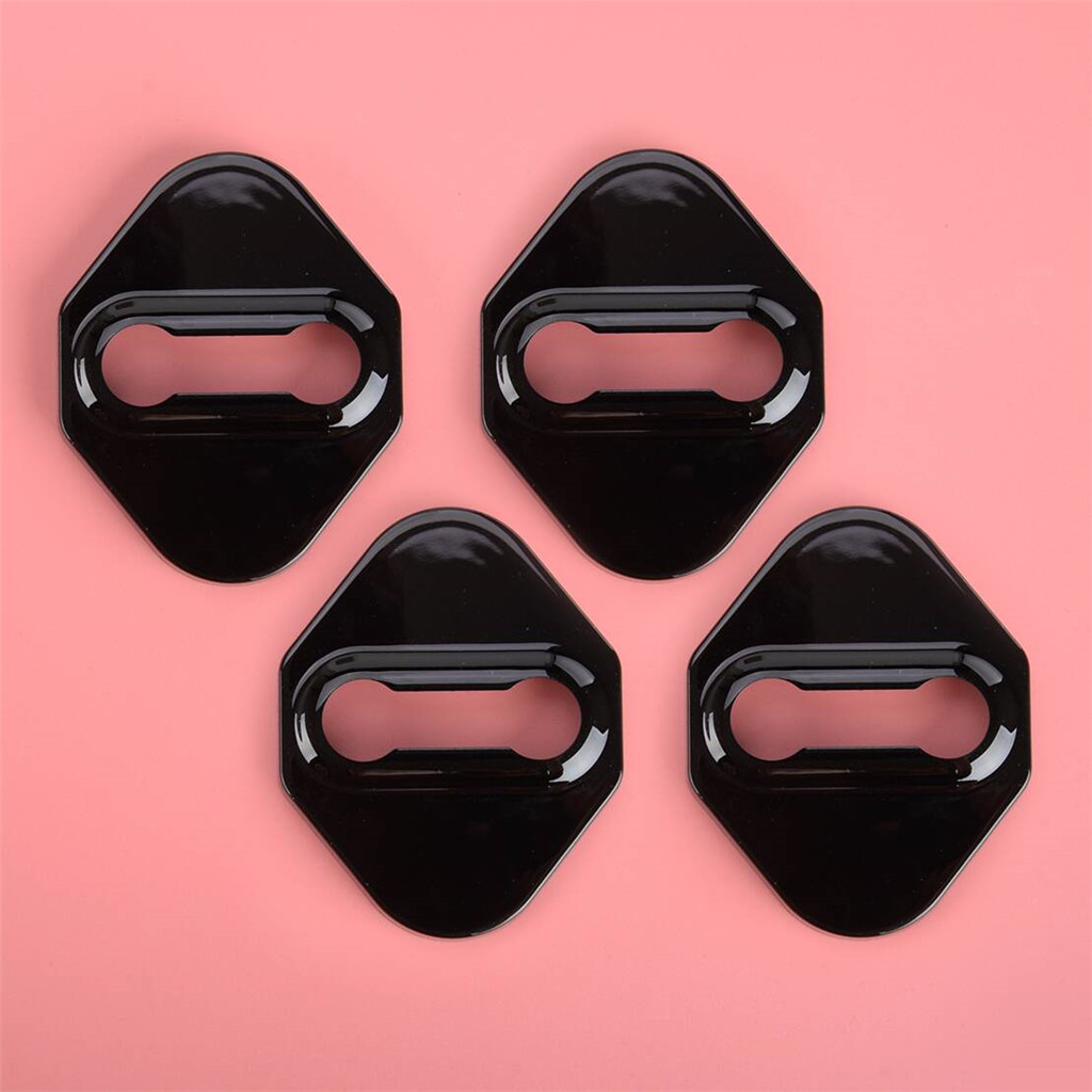 4 Màu Đen Khóa Cửa Bảo Vệ Viền Phù Hợp Cho Xe Toyota Tacoma 2016-2023 4Runner 2010-2023