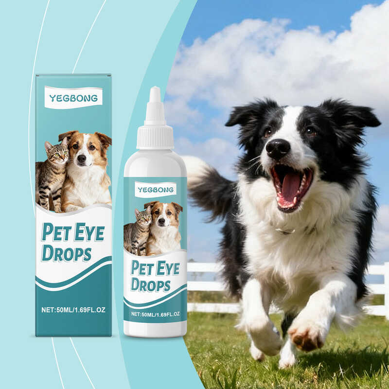 YEGBONG Pet Eye Drops Universal Daily Gentle Cleaning Eye Deep Eye Drops Eye Drops