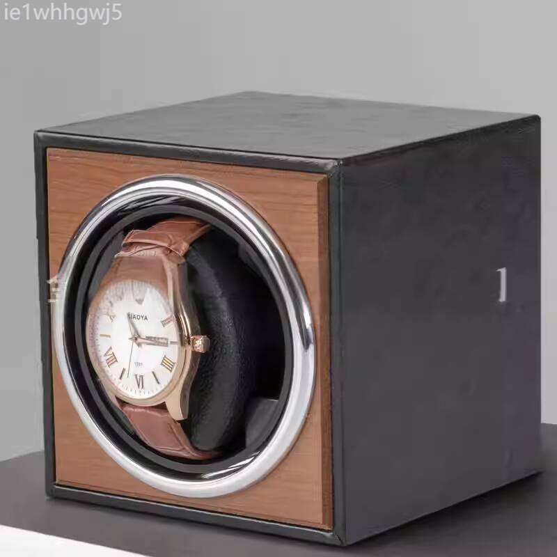 HOT- [ Ảnh thật ] Hộp xoay sạc, cơ, phù hợp cho Longines Omega Rolex, hộp đồng hồ tự động lên dây c