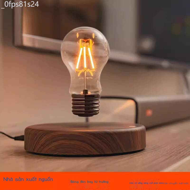 (Mới về) Bóng LED Maglev phát sáng tự xoay, phòng khách, ngủ Maglev, đèn bàn tạo không khí