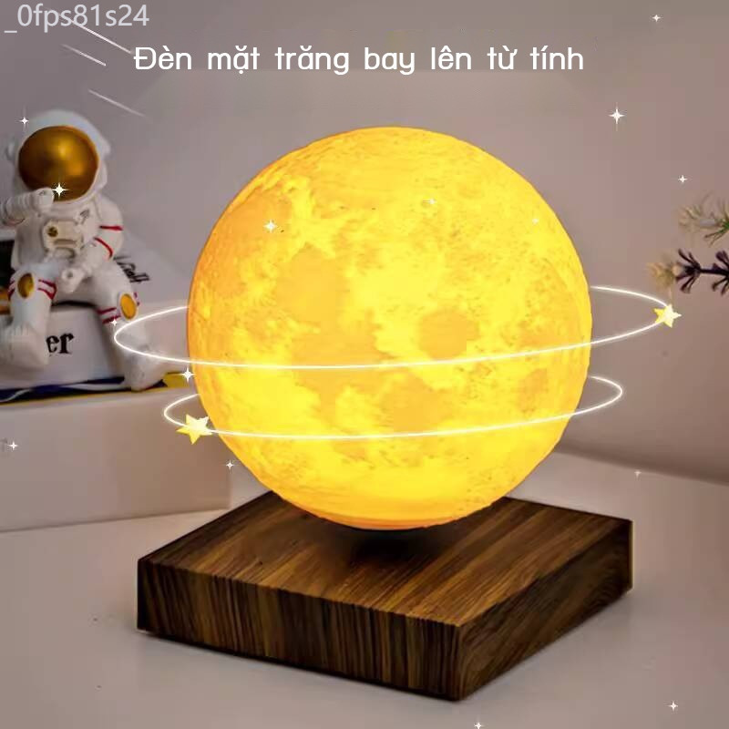 [SALE] Quà sinh nhật Đèn mặt trăng bay lơ lửng từ tính, trang trí đèn đêm phòng ngủ, quà tặng ngày