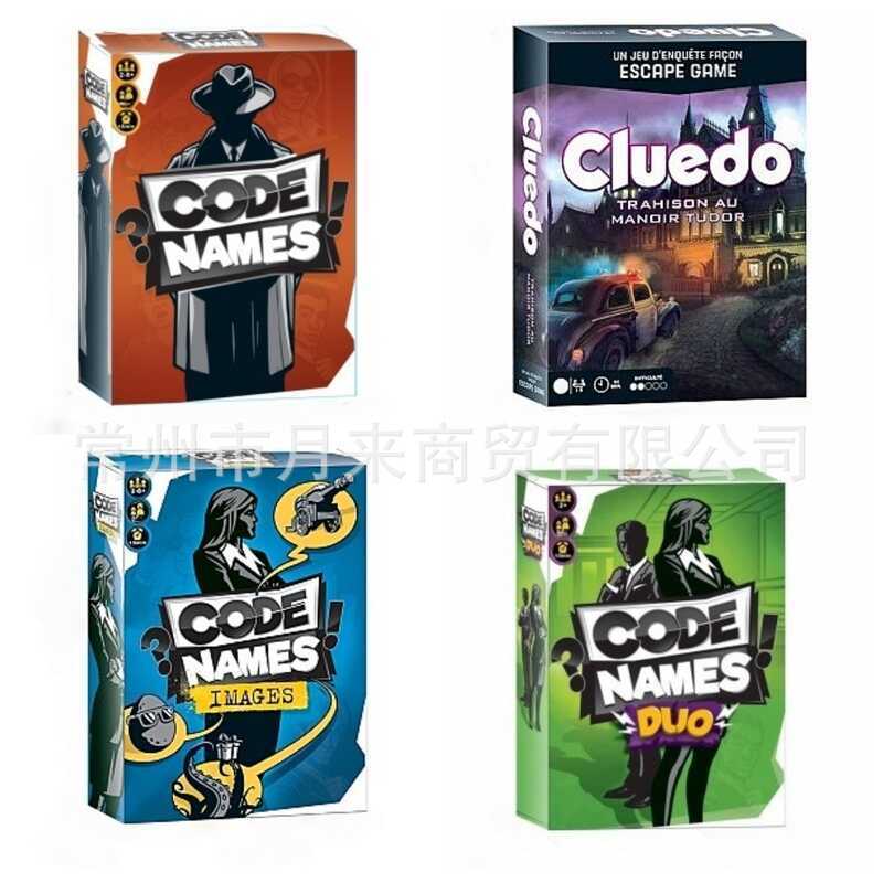 Board Game Tiếng Anh CLUEDO Thám Tử Trò Chơi Giải Quyết Trường Hợp Trò Chơi Thẻ Tiếng Anh Nhỏ Poker 