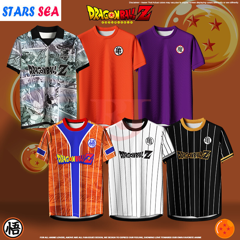 Áo nam Dragon Ball HIPHOP Áo thun ngắn tay họa tiết thời trang