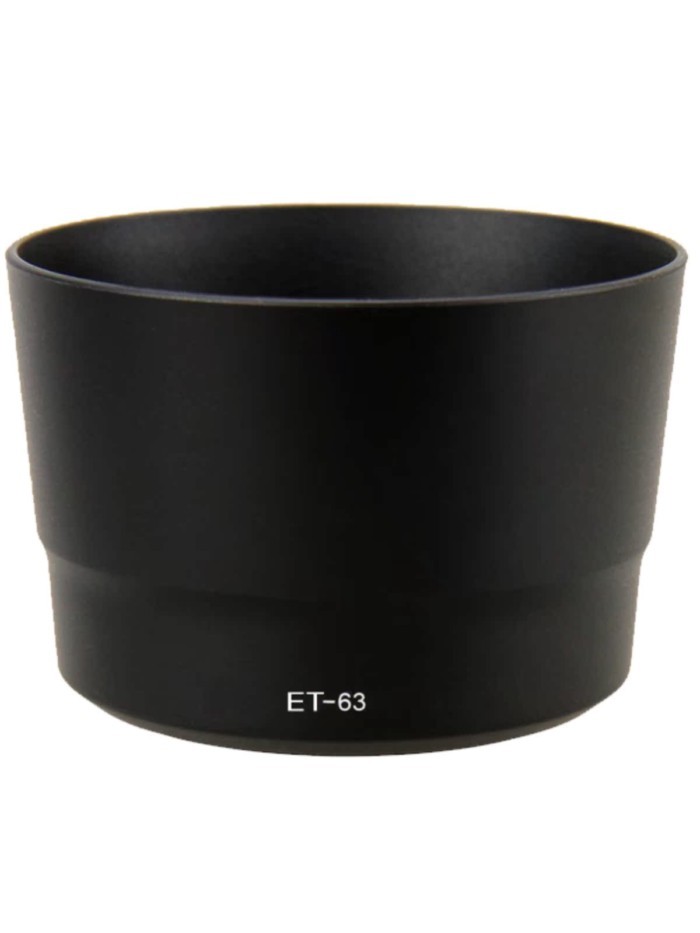 ET-63 Sun Hood Thích Hợp Cho Ống Kính Canon 55-250mm STM. The Sun Hood Bayonet có thể khóa ET63