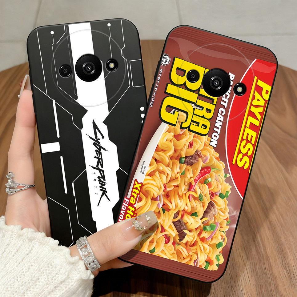 Sáng Tạo Ngộ nghĩnh Họa Tiết Vỏ Cho Redmi A3 A3X A3Pro Mềm Mờ Silicon Nhẹ Chống Sốc Ốp Lưng Điện Tho
