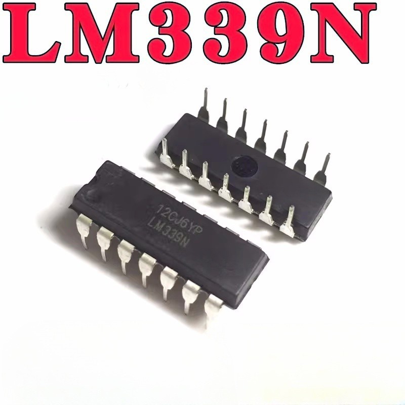 Chip so sánh điện áp trong dòng LM339 LM339N chính hãng hoàn toàn mới