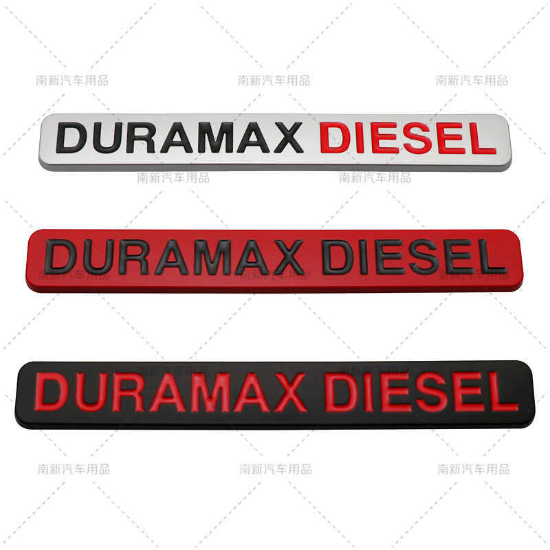 Nhãn dán Logo ô tô DURAMAX