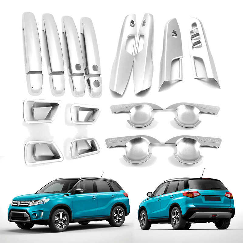 Thích hợp cho tay cầm Suzuki Vitara Suzuki Vitara 16-21 Tay cầm cửa Bát thủy tinh Công tắc tay cầm