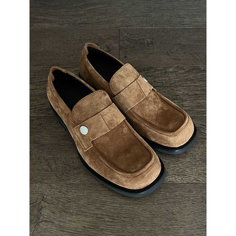 Loafer Nâu Phong Cách Old Money Điển Dành Cho Nam Và Nữ, Slip-On Da Thật Cổ Điển, Moccasin Thoải Mái