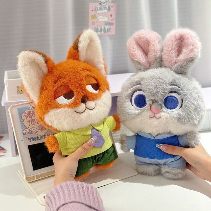 Crazy Fox Zootopia Judy Nick Doll Judy Thỏ Dễ Thương Sang Trọng Đồ Chơi Búp Bê Sinh Nhật Cho Nữ