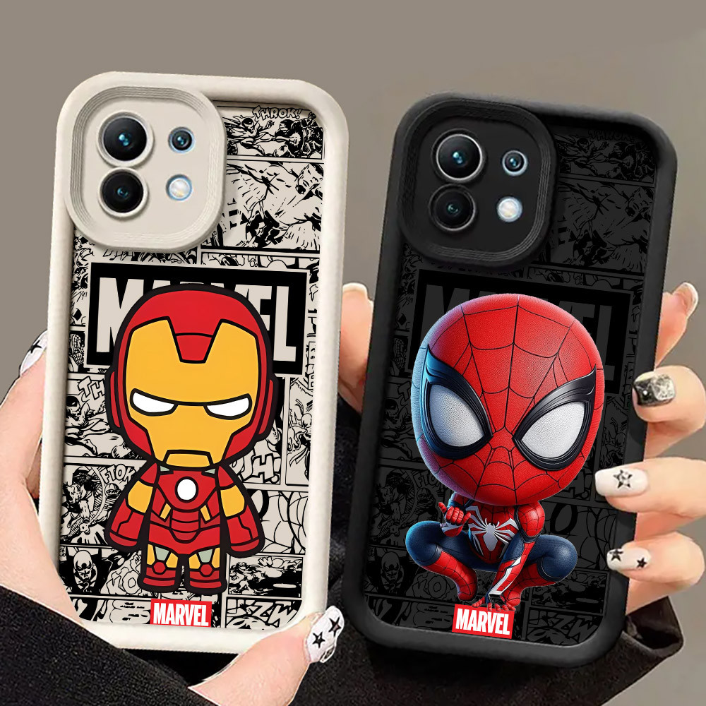 Ironman Spiderman Hulk Venom Marvel Ốp Điện Thoại Dễ Thương Cho Xiaomi 17 Pro 15 Utra 13T 14T 15T Pr