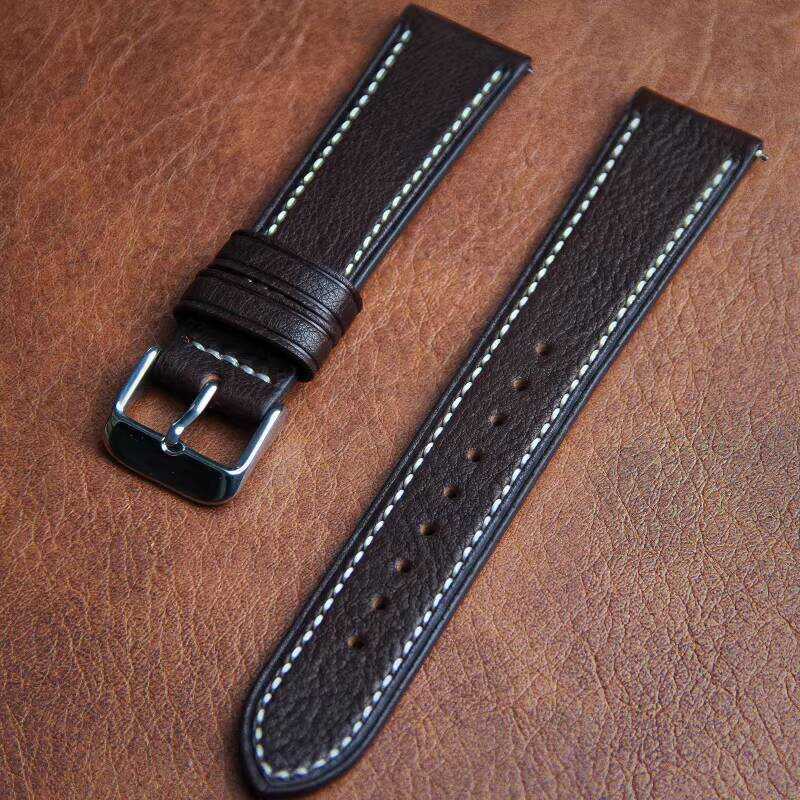 Da Thật Chính Hãng Da Bò Dây Đeo Đồng Hồ Dây Đeo Tay Nam Nữ Thích Hợp Huawei GT4GT5 Tissot Langqin M